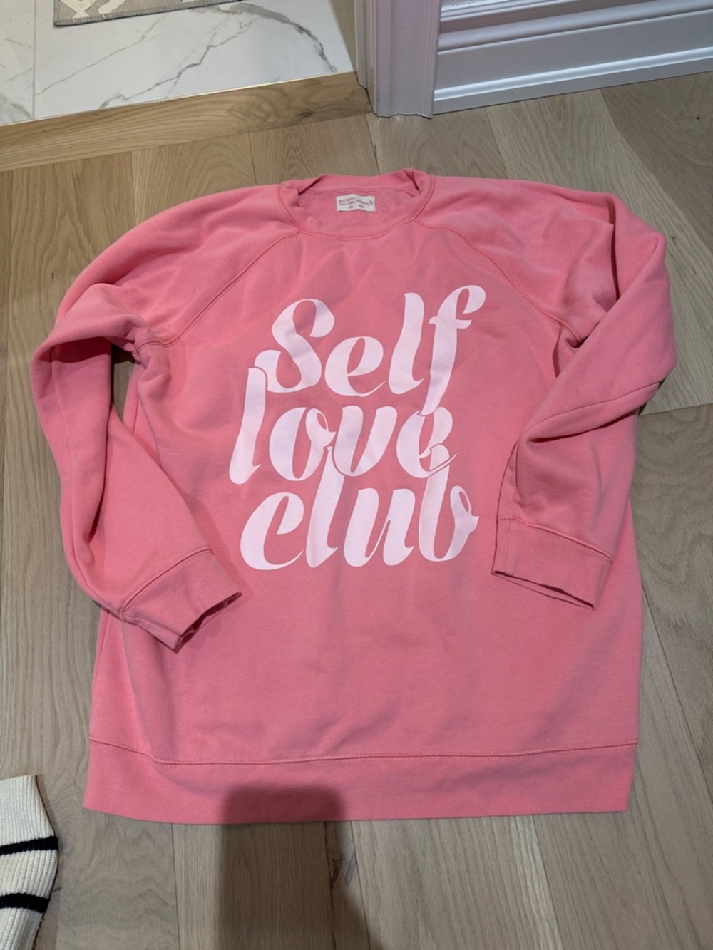 Brunette The Label Pink Crewneck Sweatshirt